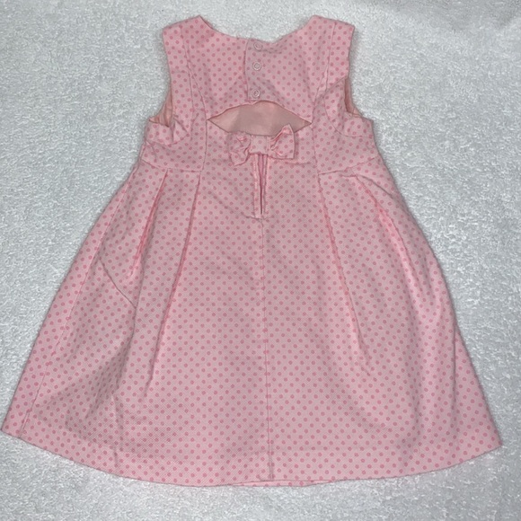 Disney store pink polka dot key hole Minnie Mouse dress size 3 - Picture 8 of 9